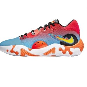 Nike PG 6 Hot Wheels Blue Paul George Basketball Shoes DH8446-400 Mens Size 11.5